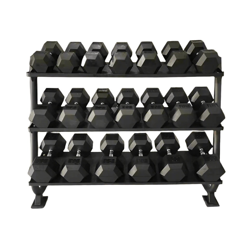 Apollo Athletics 3 Tier Dumbbell Rack 55-100lbs