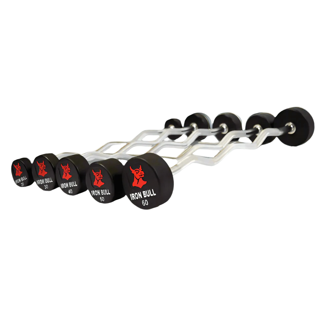 Apollo Athletics Urethane Fixed Curl Bars