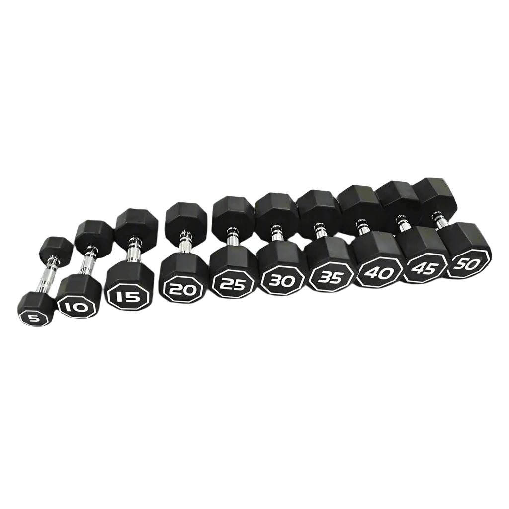 Apollo Athletics Coated Octagon Dumbbells (Pairs)
