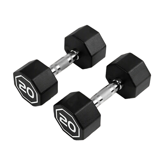 Apollo Athletics Coated Octagon Dumbbells (Pairs)