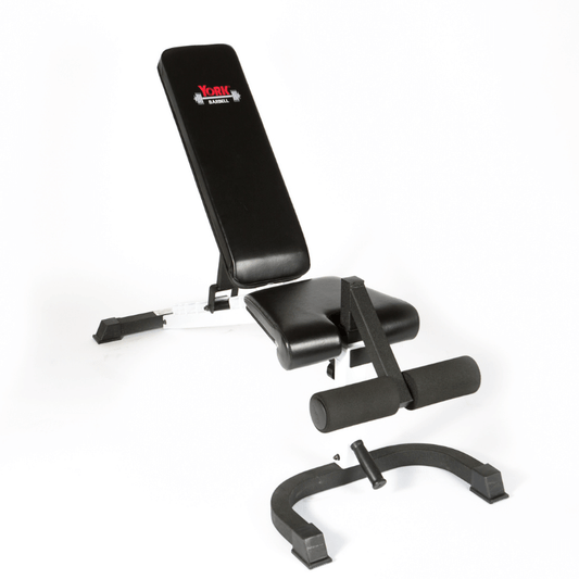 York FTS FID Adjustable Bench Press w/ Foot Hold-down