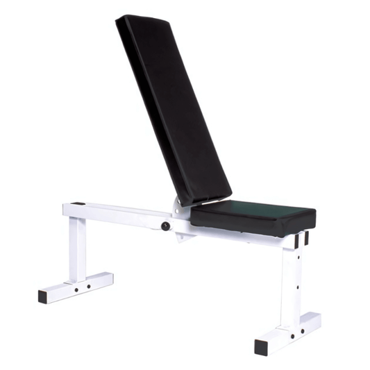 York Pro Series 205 FI White Flat Adjustable Incline Bench Press