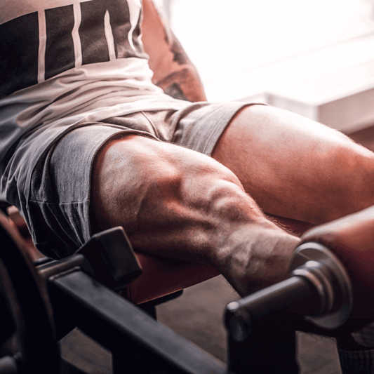 A person using leg press machine, showcasing strong legs, relevant for The Best Workout Machines for Strong Sculpted Legs.
