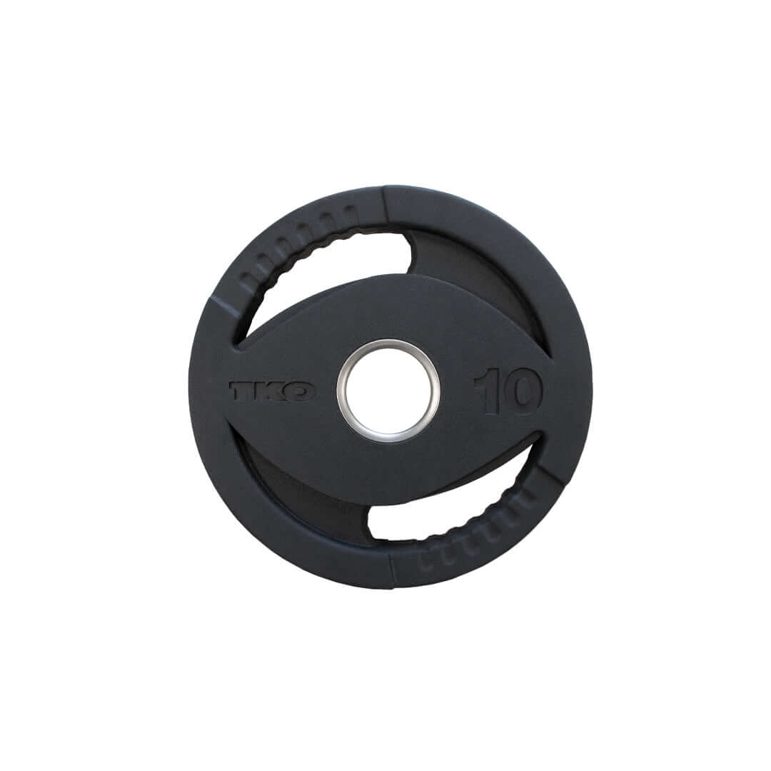 TKO 255lb Olympic Grip Rubber Plate Set