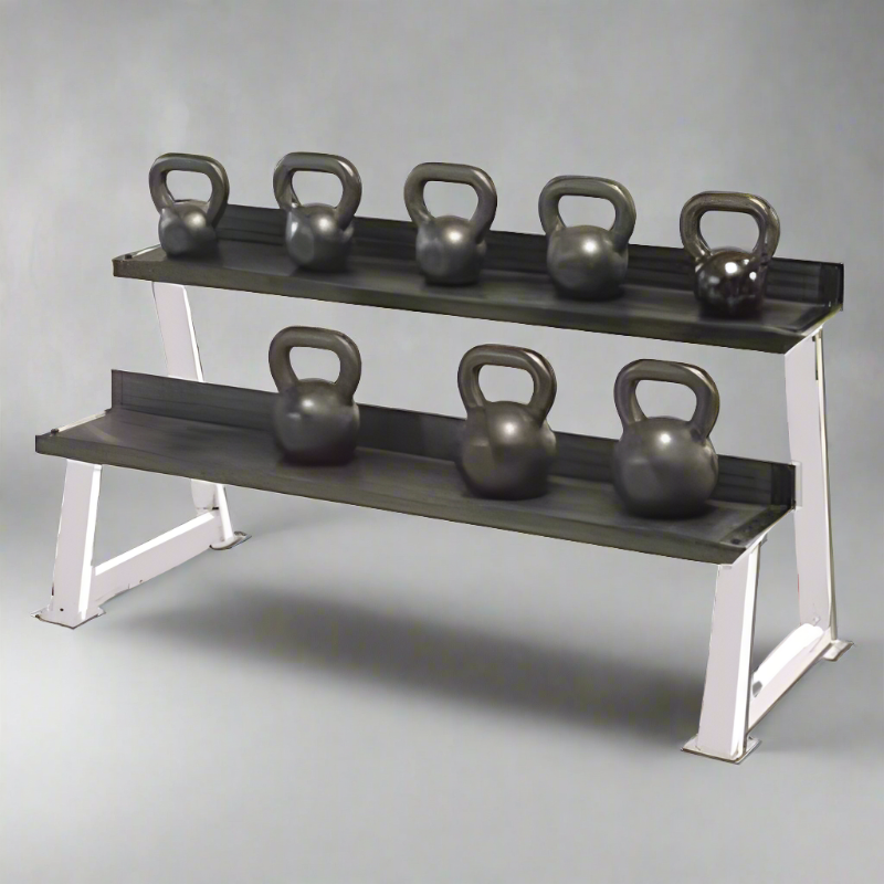 Y Bell Racks Apollo Athletics 2-Tier Kettle Bell Rack-Compact Gym Storage