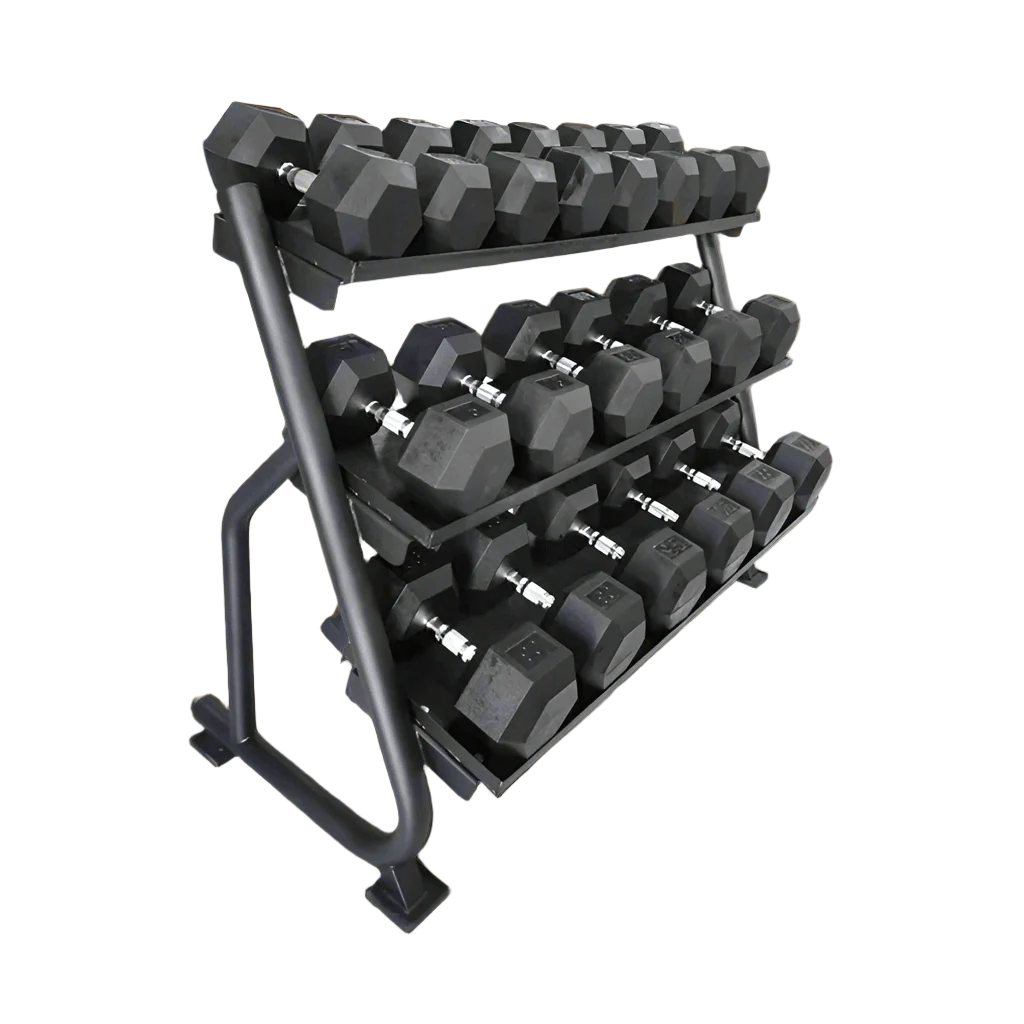 Apollo Athletics 3 Tier Dumbbell Rack 55-100lbs