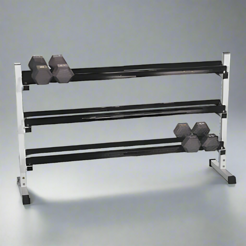 Apollo Athletics Mid-Size 3 Tier Dumbbell Rack (5-70lbs)