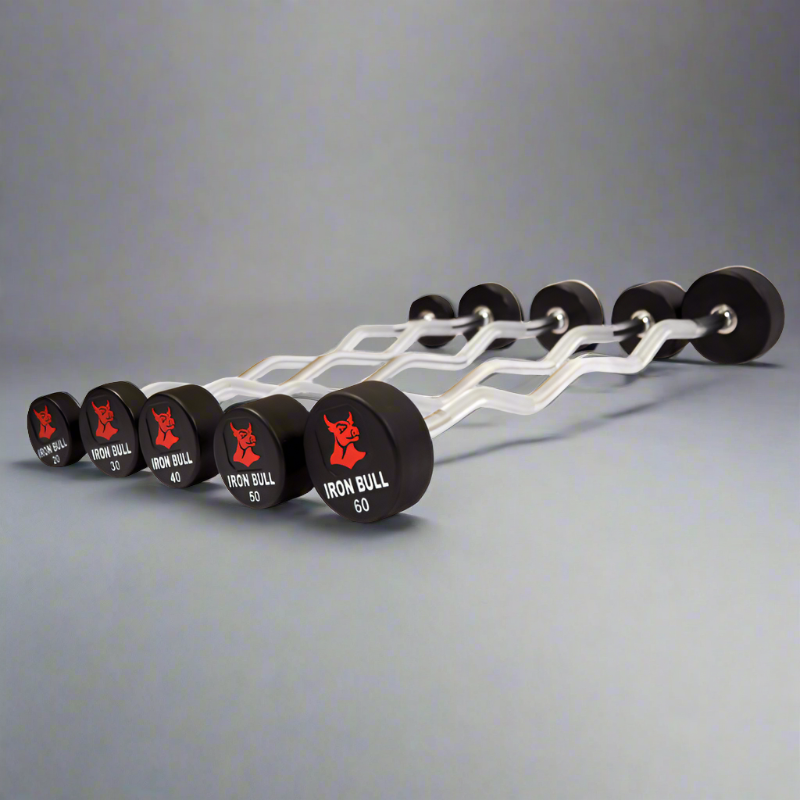 Apollo Athletics Urethane Fixed Curl Bars