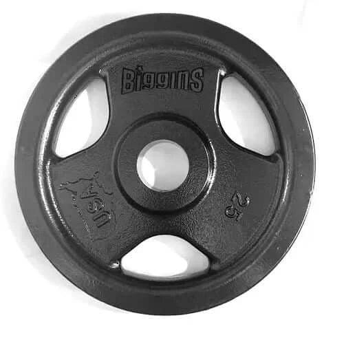 Biggins Iron Olympic Cast Iron Training Plate Sets - front view