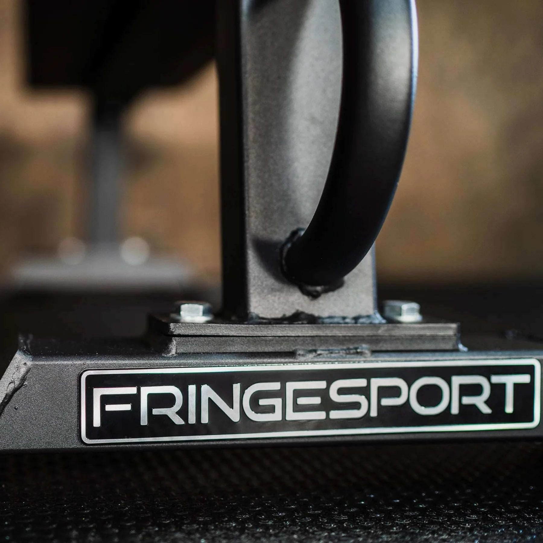 Fringe Sport Bad Ass Utility Flat Bench - view of handle