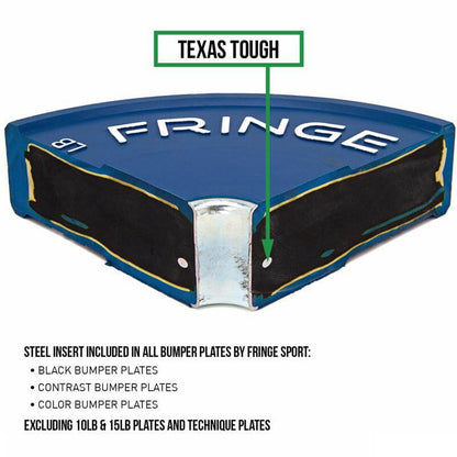 Fringe Sport Black Bumper Plate Pairs - overview