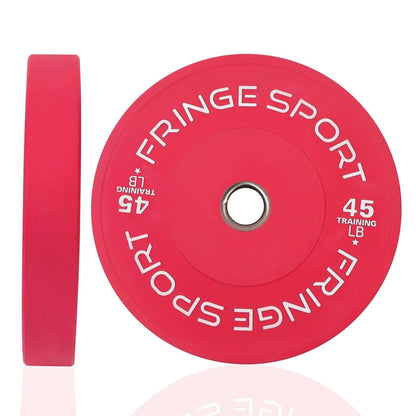 Fringe Sport Flamingo Pink Bumper Plates (Pairs)