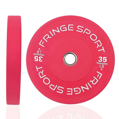 Fringe Sport Flamingo Pink Bumper Plates (Pairs)