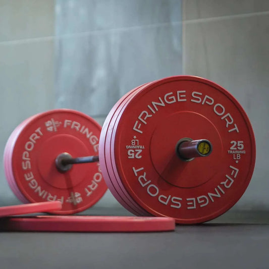 Fringe Sport Flamingo Pink Bumper Plates (Pairs)