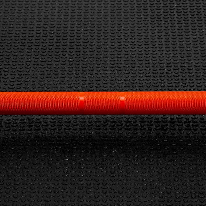 Fringe Sport 20kg Hunter Orange Barbell - front view