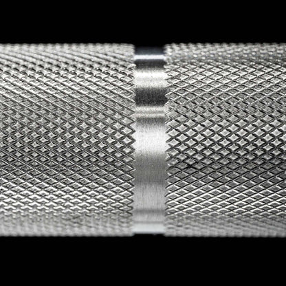 Fringe Sport 20kg Stainless Steel Wonder Bar - view of knurling