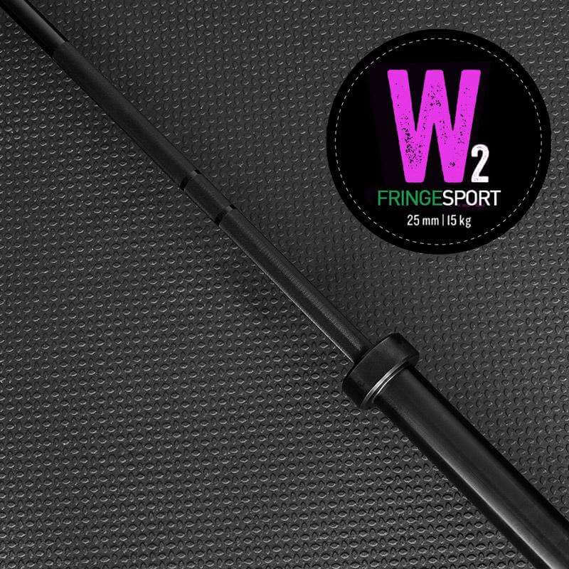 Fringe Sport 15 Kg Women's Wonder Bar Olympic Barbell - side view